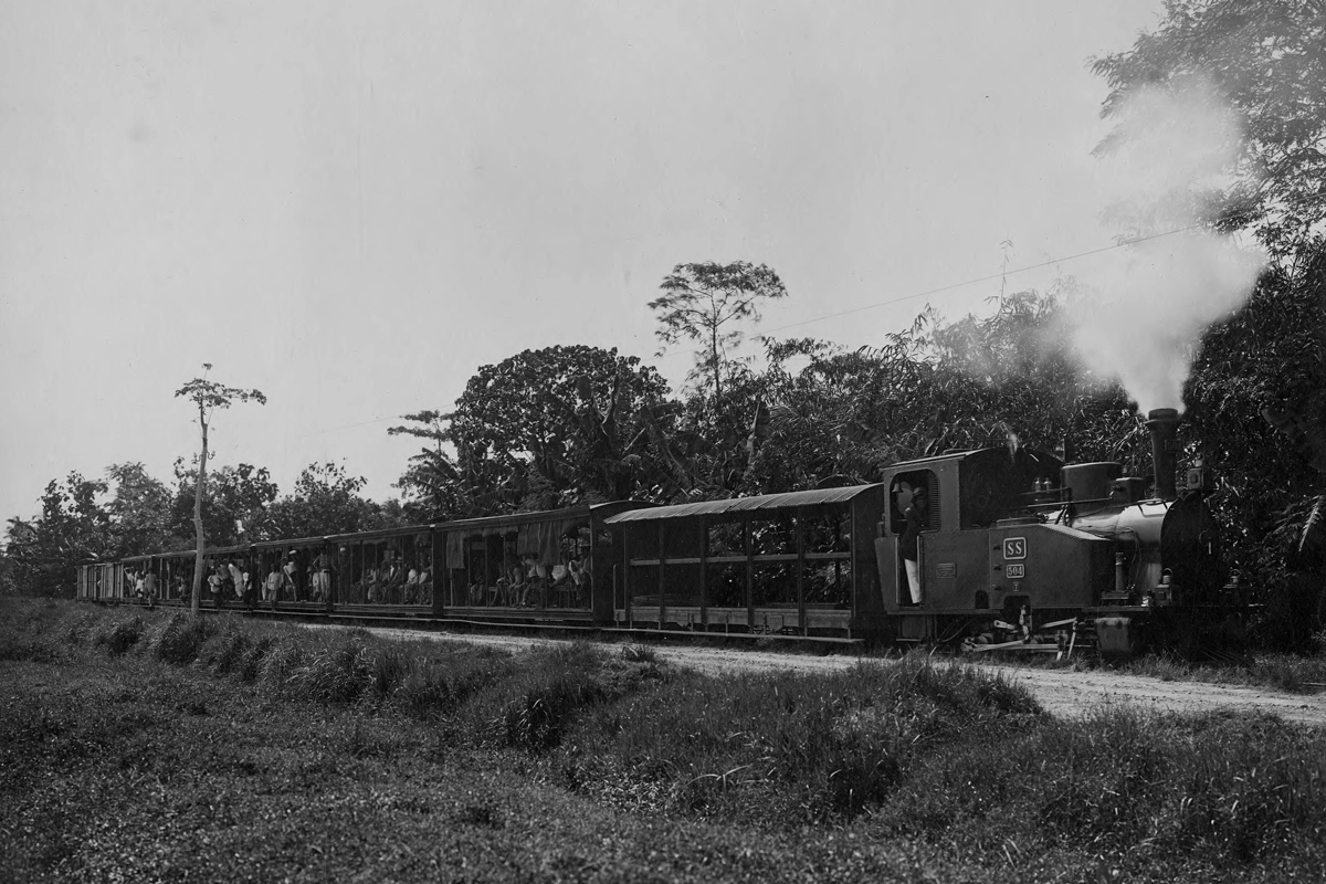 Bataviasche Oosterspoorweg Maatschappij Jejak Foto Sejarah